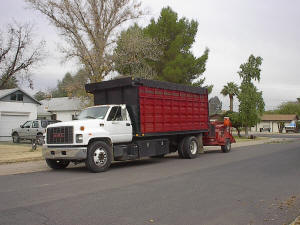 Tidy Tree Trimming Arriving on a Job Site Picture 1